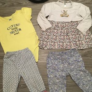 Baby girl clothes set 12 Month Carter’s